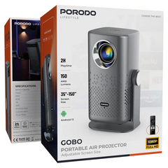 Porodo Lifestyle Gobo Portable Air projector - Grey