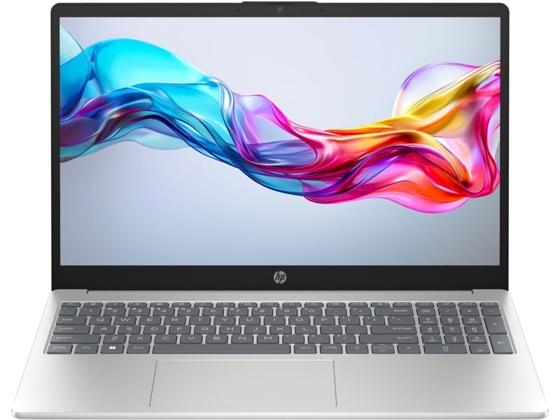 HP OmniBook 3 NGAI 15-fn0008ne Laptop, Ryzen AI 5, 24 GB Ram, 1TB SSD, 15.6 inch FHD, Windows 11 Home, – Silver – 1 Year Warranty