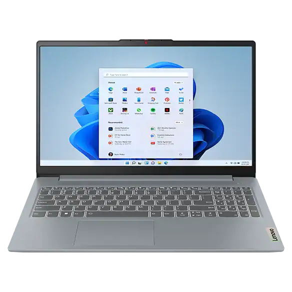 Lenovo IdeaPad Slim 3-15ABR8 Laptop, AMD Ryzen 5, 15.6", 16 GB RAM, 512 GB SSD, 2 Gb AMD Radeon Graphics, Windows 11 Home, - Arctic Grey - 1 Year Warranty