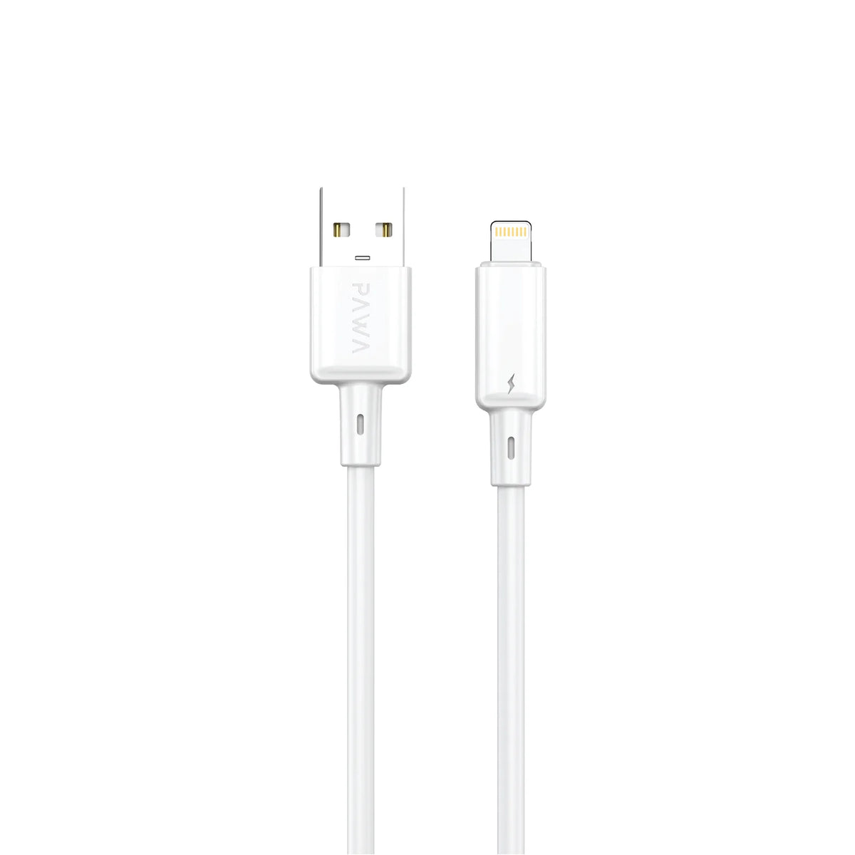 3A USB-A TO Lightning Quick Charging PVC Cable PW122 | White